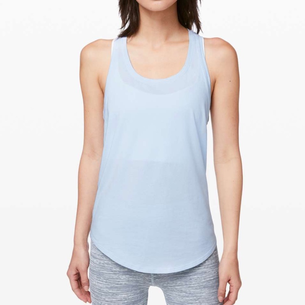 Lululemon Love Pleated Tank – Breezy Light Blue